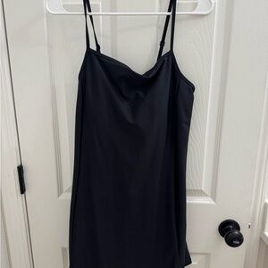Old Navy Black Slip Dress with Adjustable Spaghetti Straps